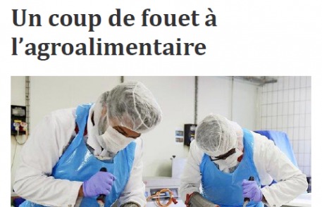 la liberté : Un coup de fouet à l’agroalimentaire la liberté : Un coup de fouet à l’agroalimentaire
