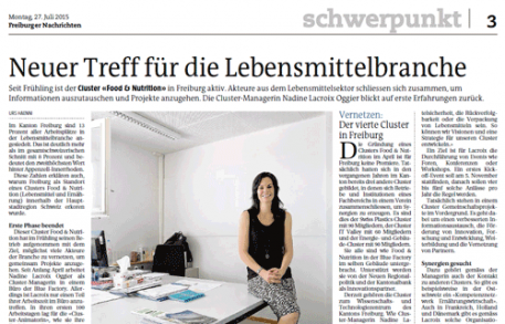 FREIBURGER NACHRICHTEN: NEUER TREFF FÜR DIE LEBENSMITTELBRANCHE FREIBURGER NACHRICHTEN: NEUER TREFF FÜR DIE LEBENSMITTELBRANCHE