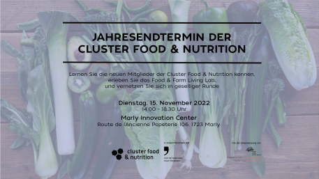 Jahresendtermin der Cluster Food & Nutrition
