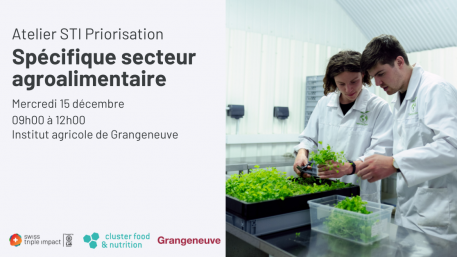 STI - Atelier de Priorisation pour le secteur agroalimentaire