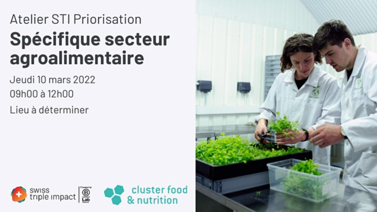 STI - Atelier de Priorisation pour le secteur agroalimentaire