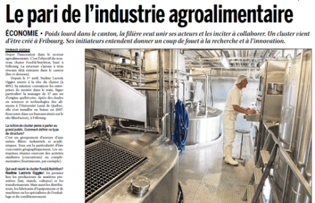 La Liberté: Le pari de l’industrie agroalimentaire La Liberté: Le pari de l’industrie agroalimentaire