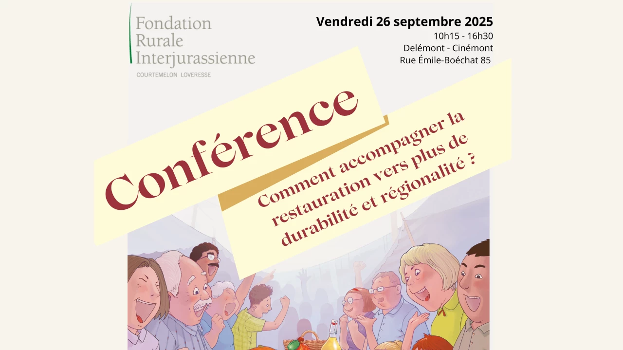 Conférence - Comment accompagner la restauration vers plus de durabilité et régionalité?
