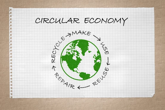 Affiche sur l'économie circulaire