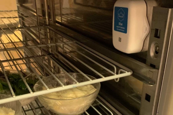 support dans un frigo