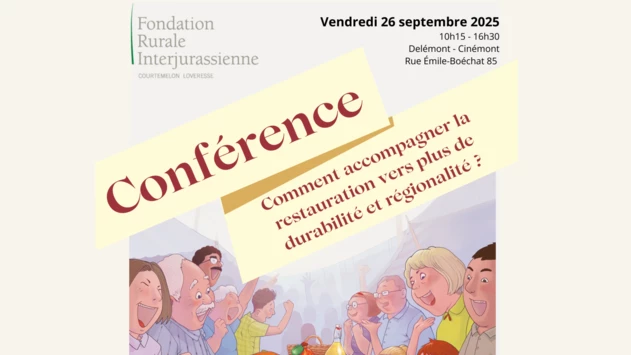 Conférence - Comment accompagner la restauration vers plus de durabilité et régionalité?